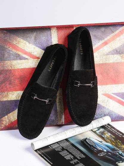 99Crafts Premium Quality Italian Imported Sude Leather Handmade Driving loafers For Men