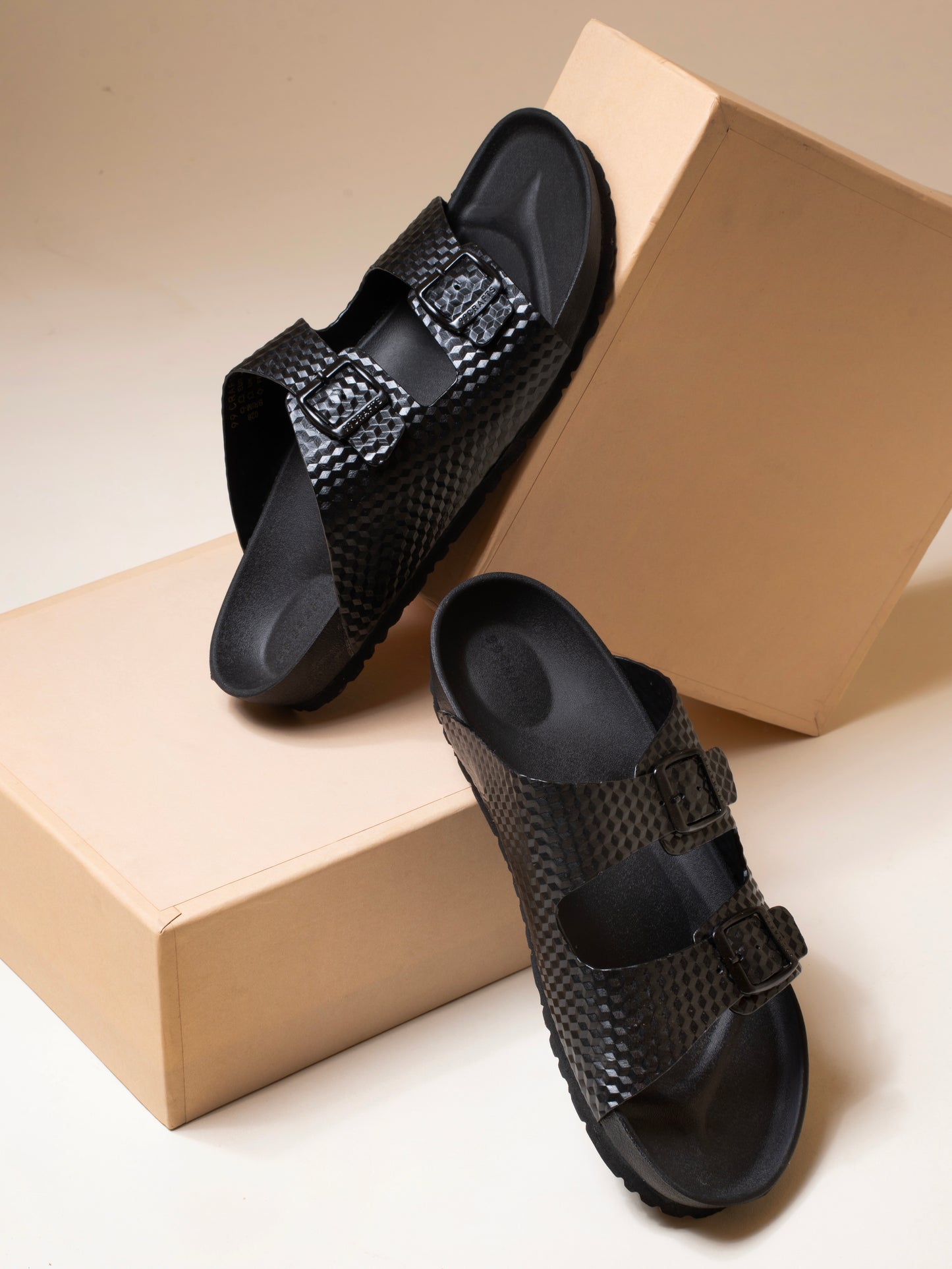 Italian 3D-Printed Leather Sandals
