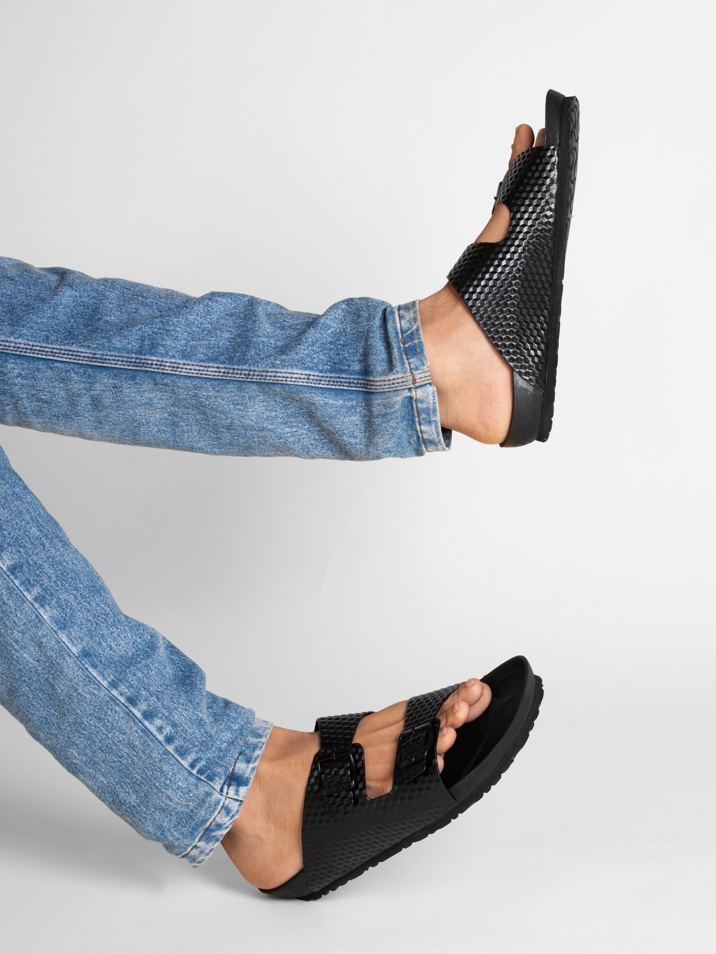 Italian 3D-Printed Leather Sandals