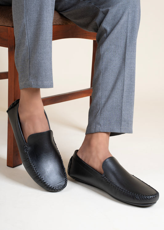 99Crafts Premium Quality European Full Grain Leather Handmade Driving loafers For Men