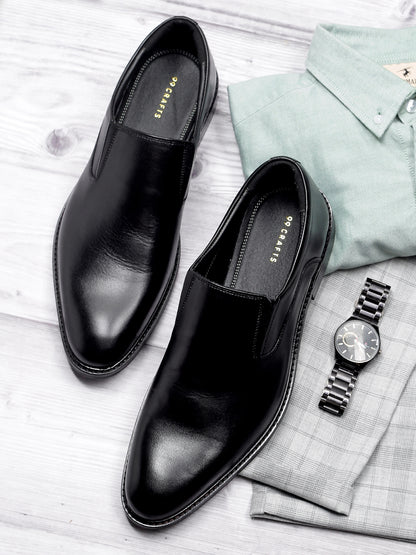 99Crafts Italian Full-Grain Leather Slip-On Moccasins – Handmade Luxury