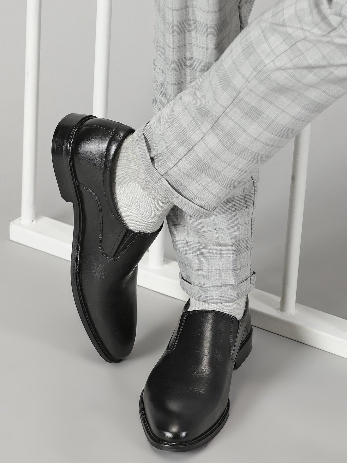 99Crafts Italian Full-Grain Leather Slip-On Moccasins – Handmade Luxury