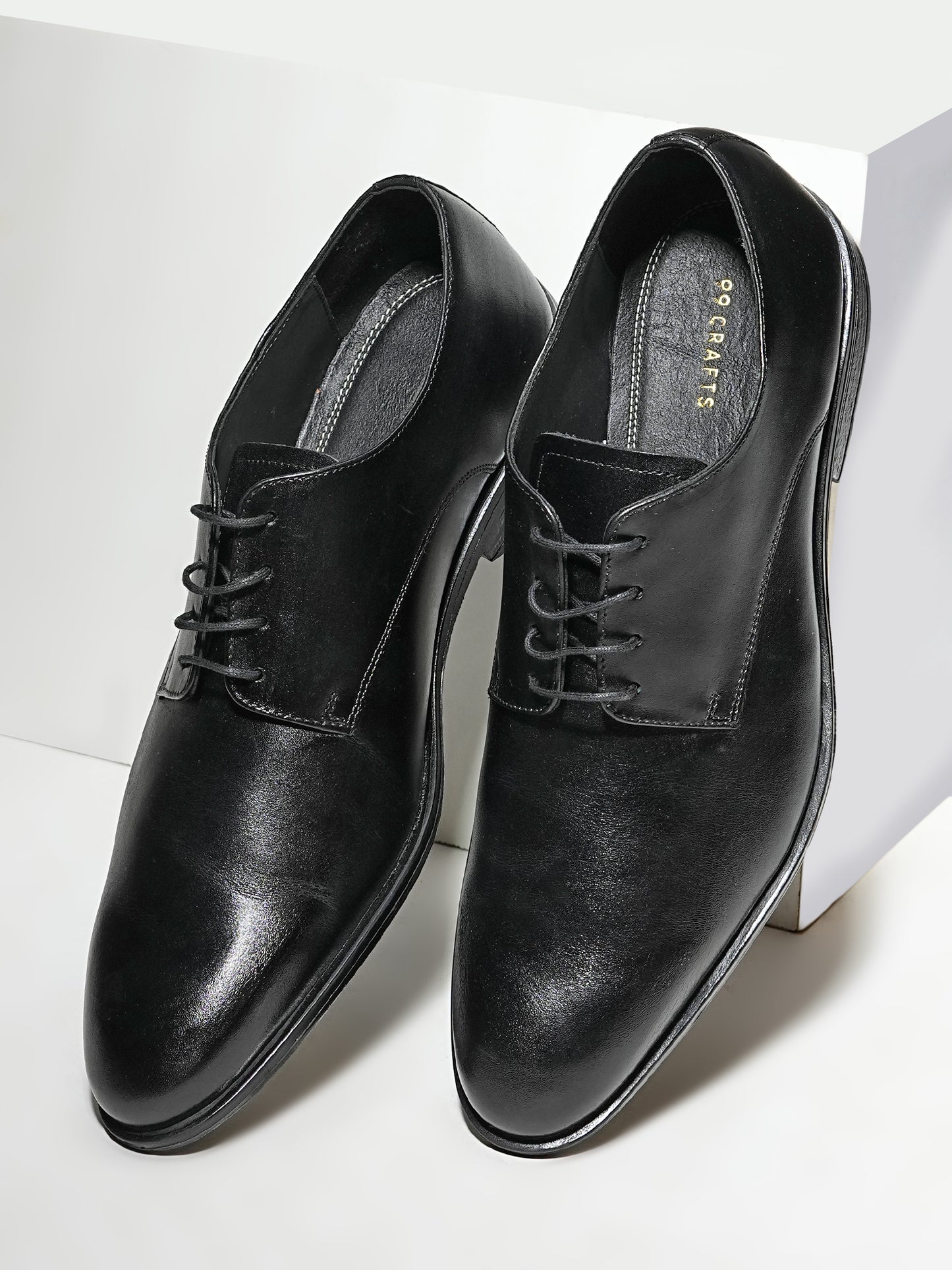 99Crafts Signature Italian Full-Grain Leather Slip-On Moccasins – Artisan Handmade Comfort